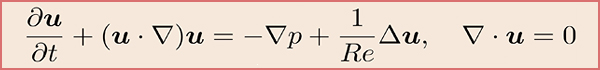 Navier-Stokes（ナヴィエ・ストークス）方程式